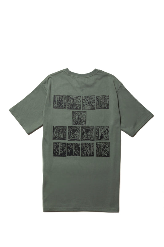TAROT LOGO S/S TEE SAND GREEN