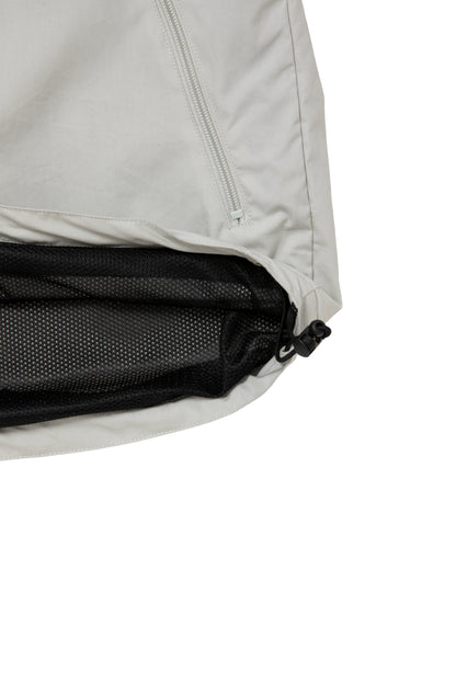 SIDE LOGO SIDE BLANK FRAME ANORAK JACKET ICE GREY