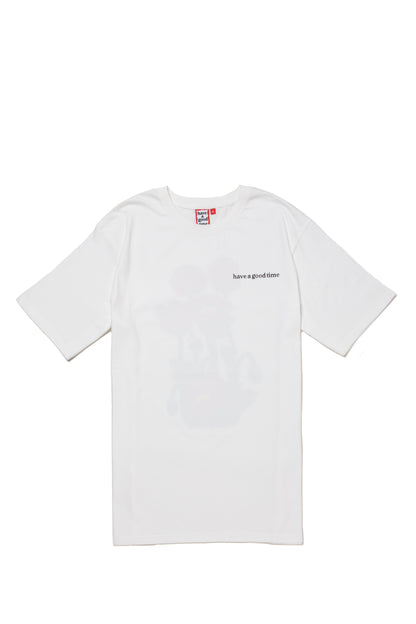 POPPY LOGO S/S TEE WHITE
