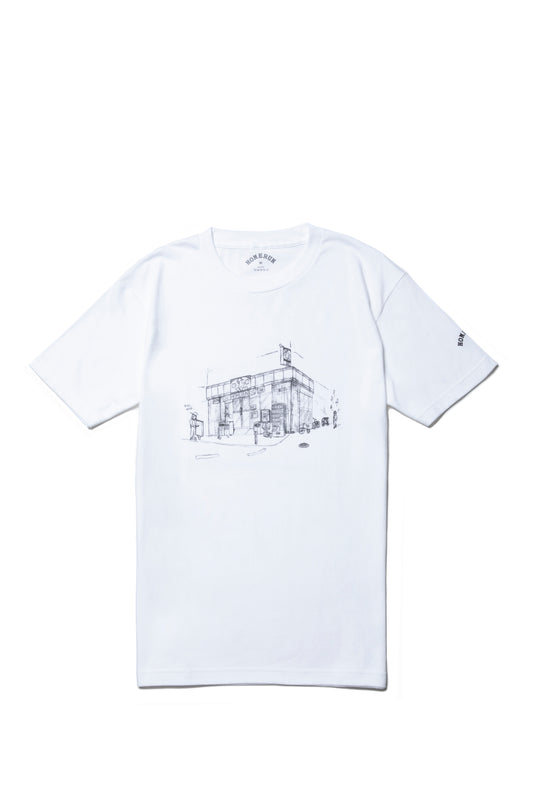 HOMERUN THE CORNER S/S TEE WHITE