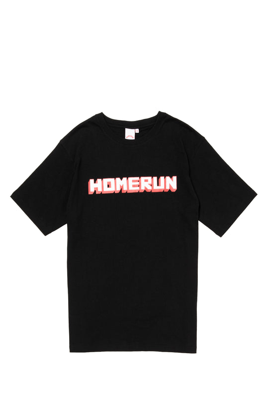 BLOCK LETTER TEE BLACK