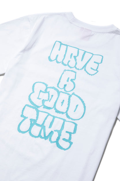 RAKUGAKI LOGO S/S TEE WHITE