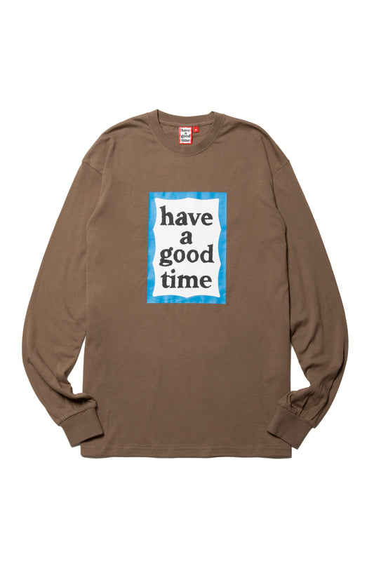 BLUE FRAME L/S TEE HAZEL BROWN