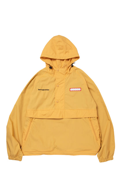 SIDE LOGO SIDE BLANK FRAME ANORAK JACKET YELLOW