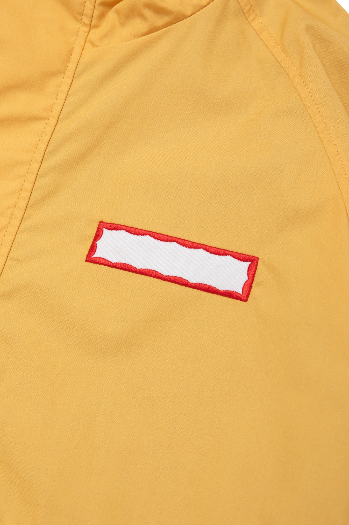 SIDE LOGO SIDE BLANK FRAME ANORAK JACKET YELLOW