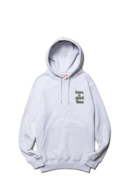 MINI LOGO EMB PULLOVER HOODIE FL ASH GRAY