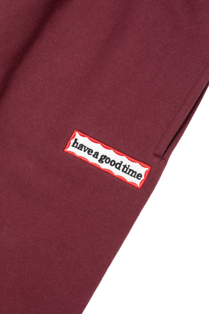 SIDE FRAME SWEATPANTS MAROON