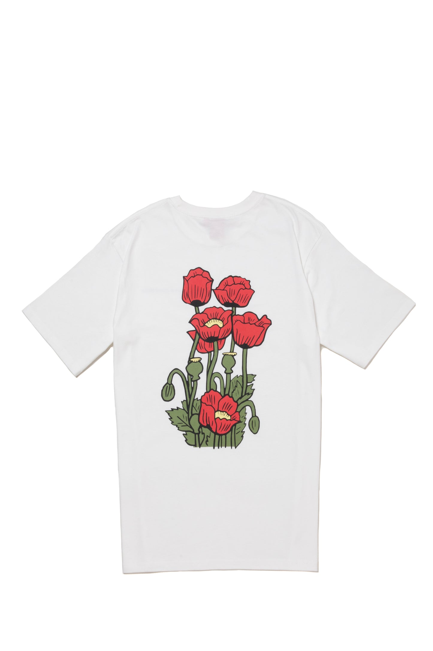 POPPY LOGO S/S TEE WHITE