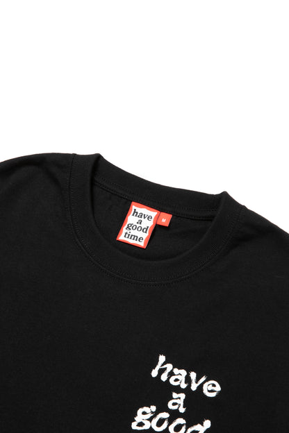 DRAGON CIRCLE L/S TEE BLACK