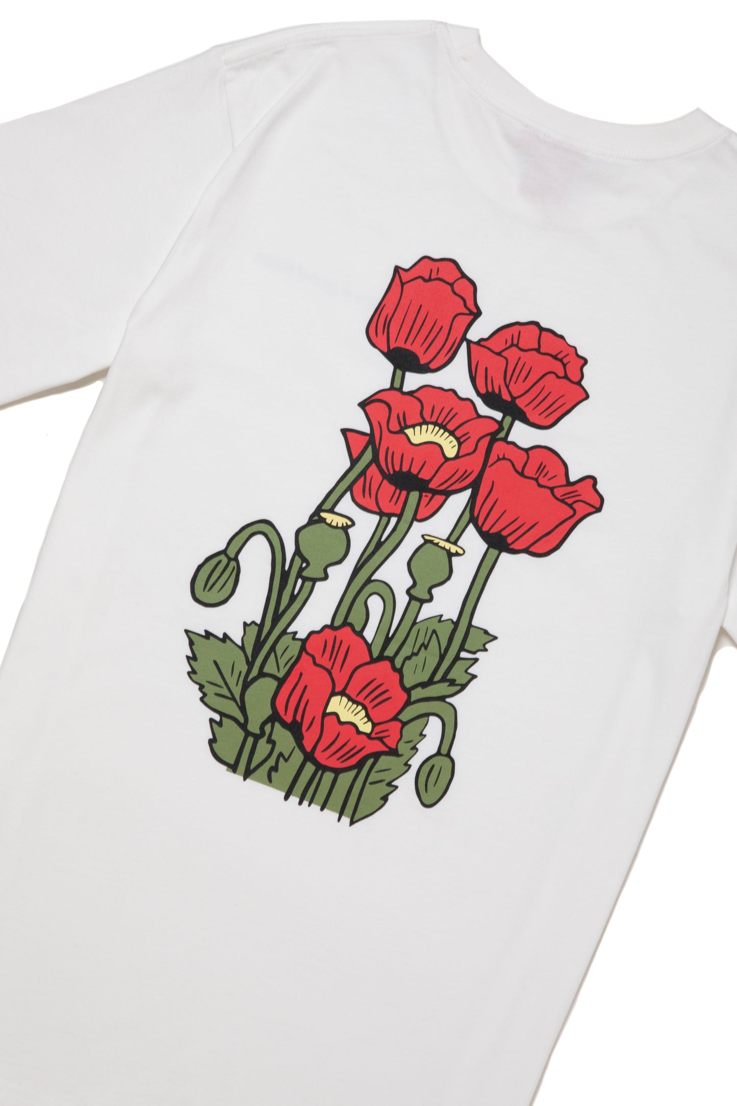 POPPY LOGO S/S TEE WHITE