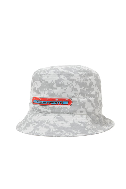 BOOSTER LOGO DIGI CAMO REFLECTIVE BUCKET HAT WHITE