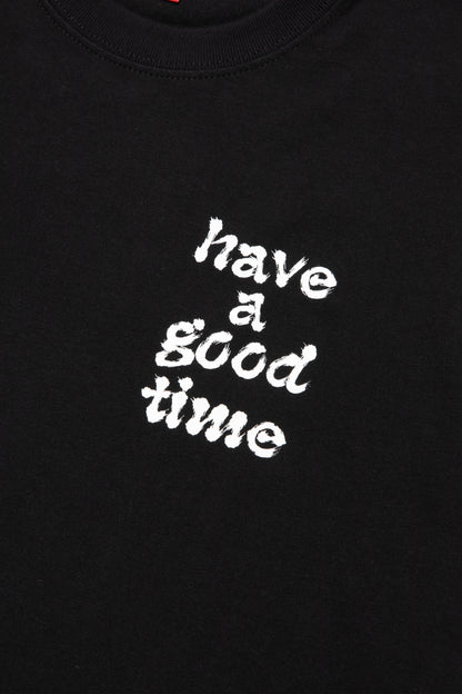 DRAGON CIRCLE L/S TEE BLACK
