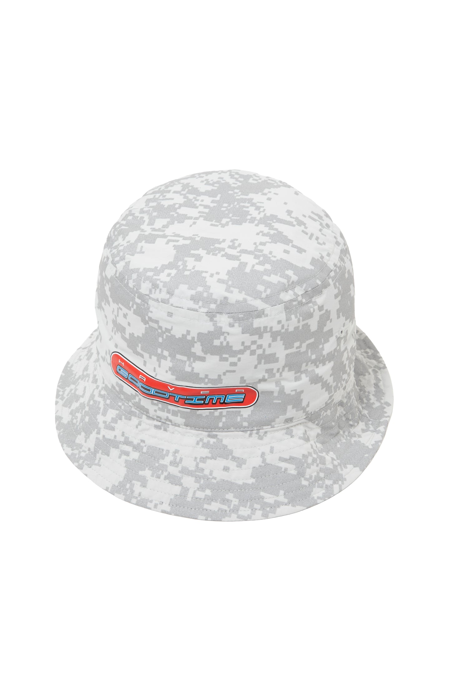 BOOSTER LOGO DIGI CAMO REFLECTIVE BUCKET HAT WHITE
