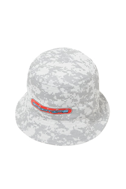 BOOSTER LOGO DIGI CAMO REFLECTIVE BUCKET HAT WHITE