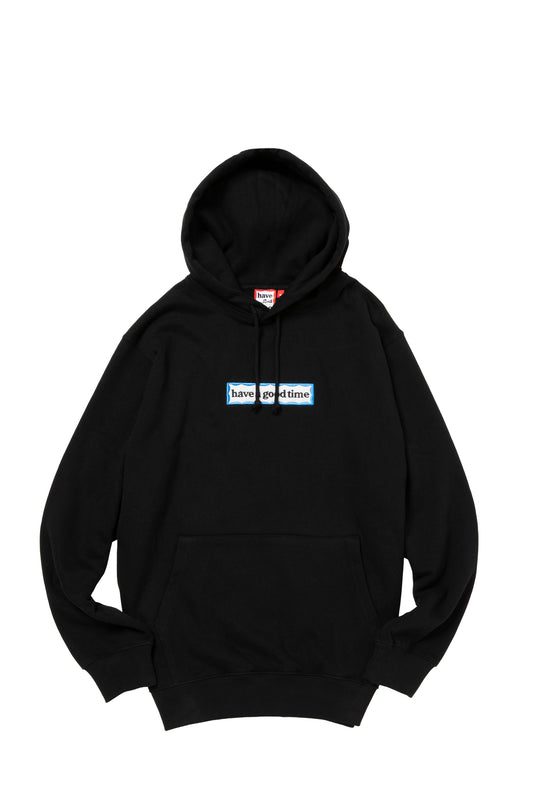 SIDE BLUE FRAME PULLOVER HOODIE FL BLACK