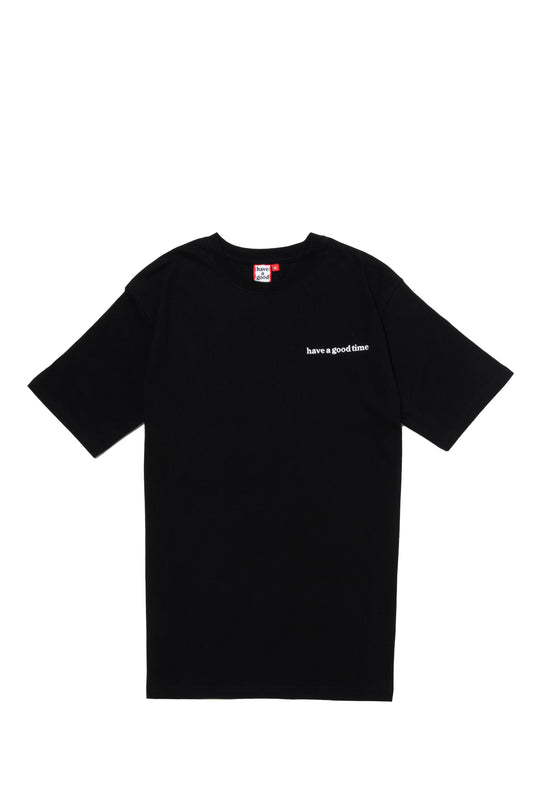 POPPY LOGO S/S TEE BLACK