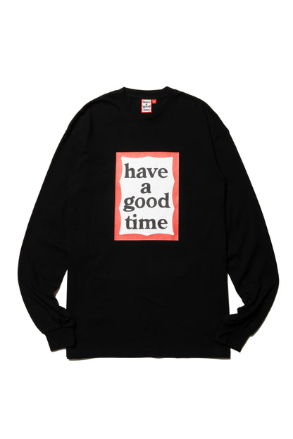 FRAME L/S TEE BLACK
