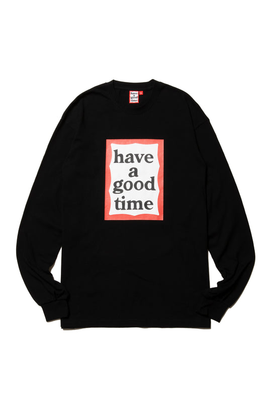 FRAME L/S TEE BLACK