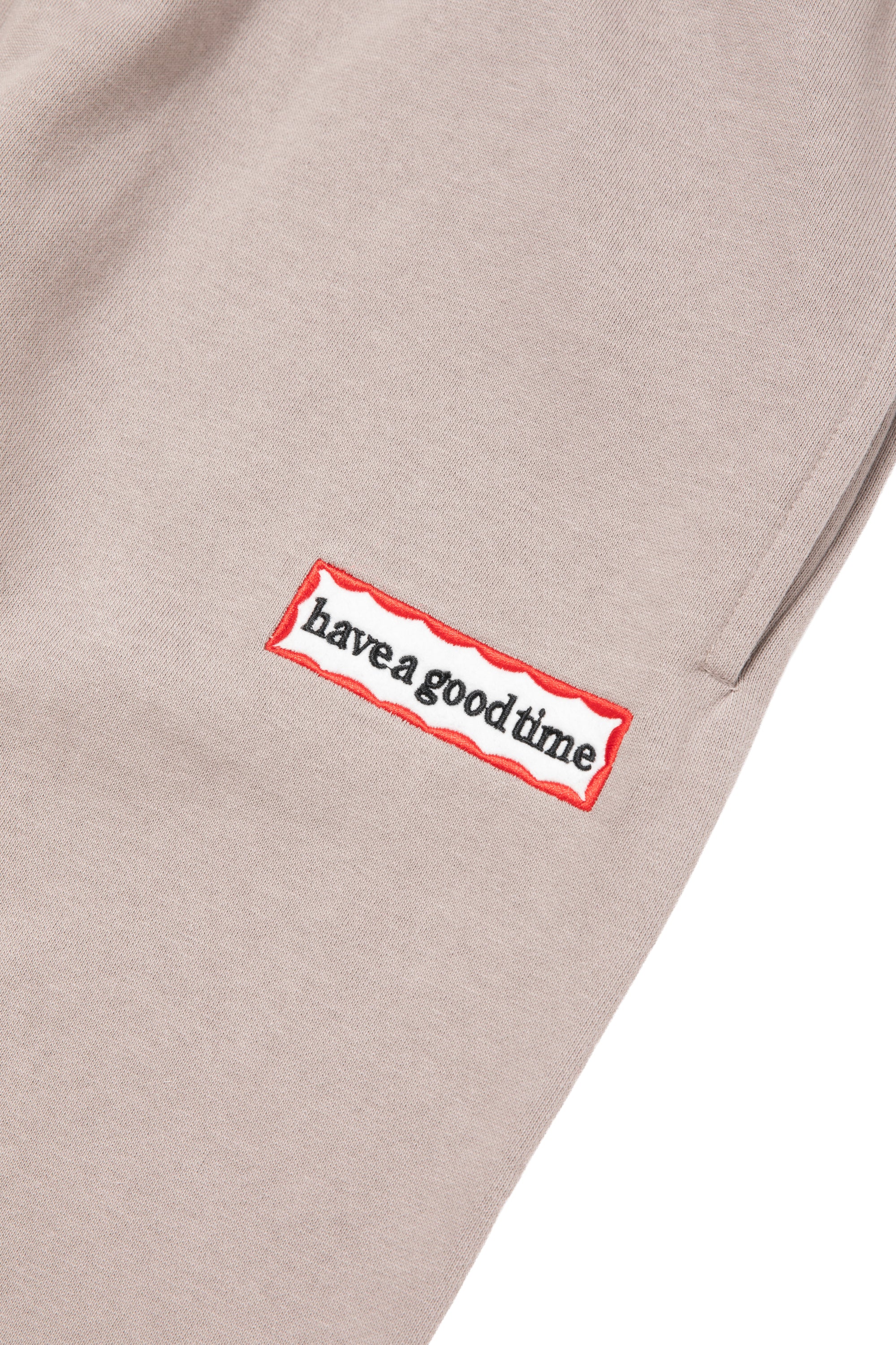 SIDE FRAME SWEATPANTS GREIGE – have a good time