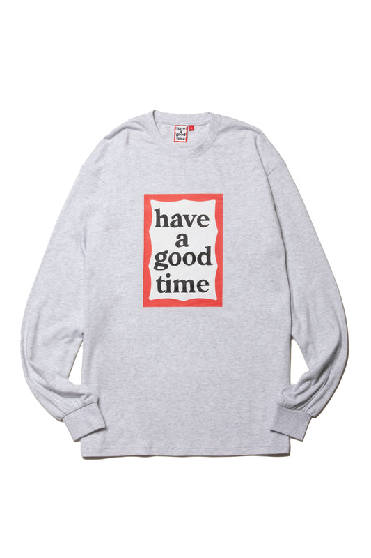 FRAME L/S TEE ASH GRAY