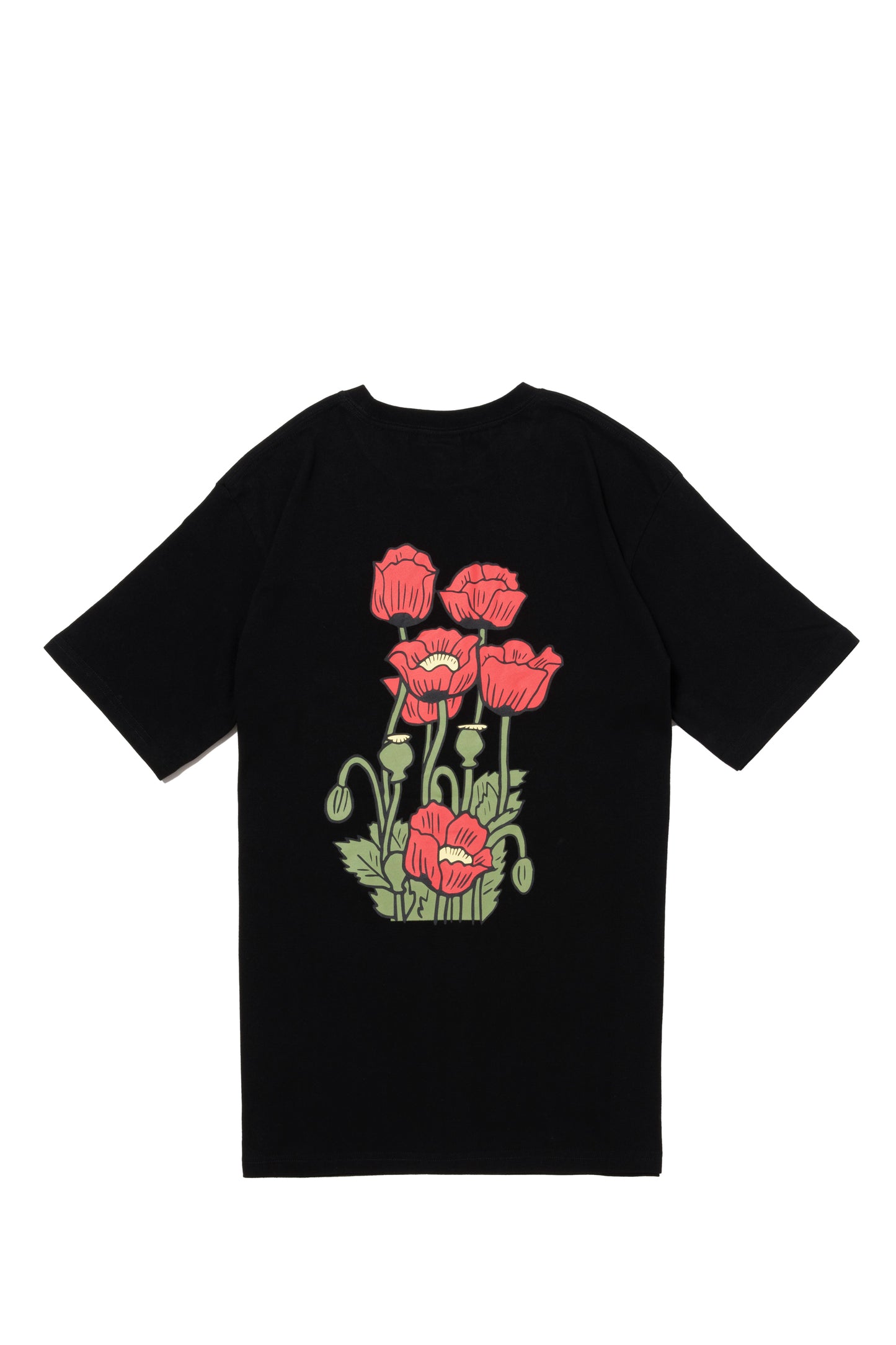 POPPY LOGO S/S TEE BLACK