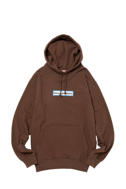 SIDE BLUE FRAME PULLOVER HOODIE FL RUSTY BROWN