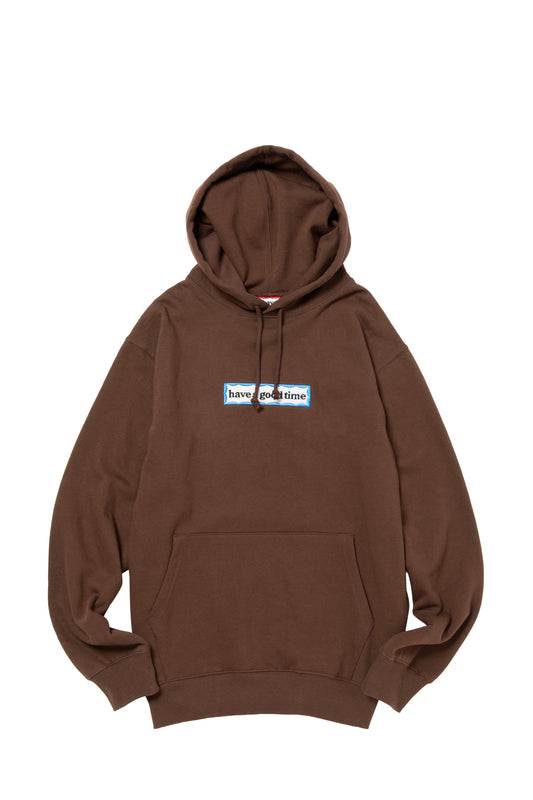 SIDE BLUE FRAME PULLOVER HOODIE FL RUSTY BROWN