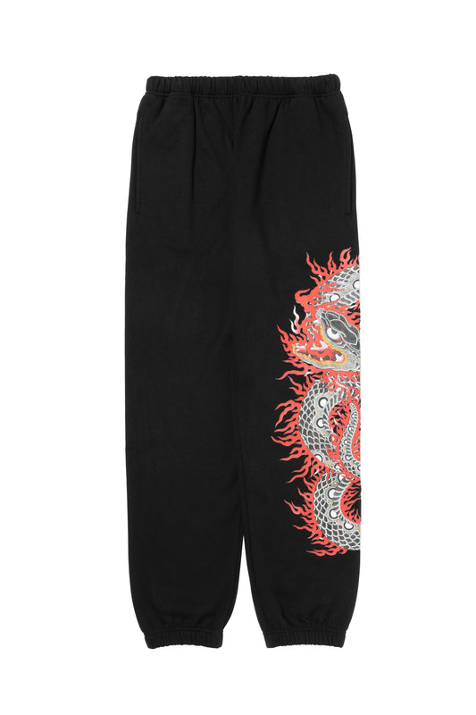 SNAKE SWEATPANTS BLACK