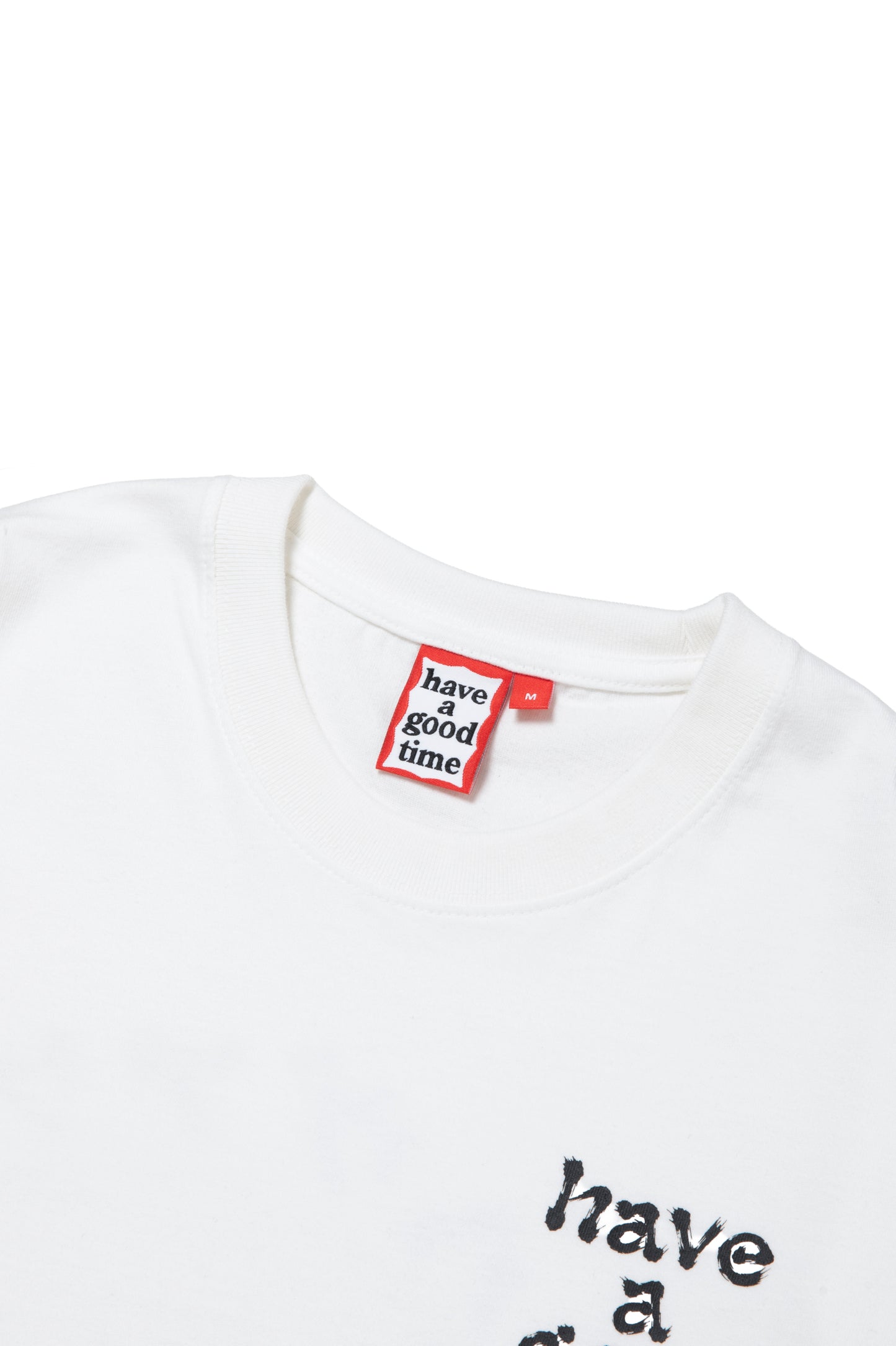 DRAGON CIRCLE L/S TEE WHITE