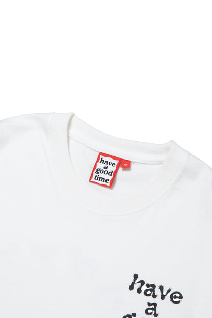 DRAGON CIRCLE L/S TEE WHITE