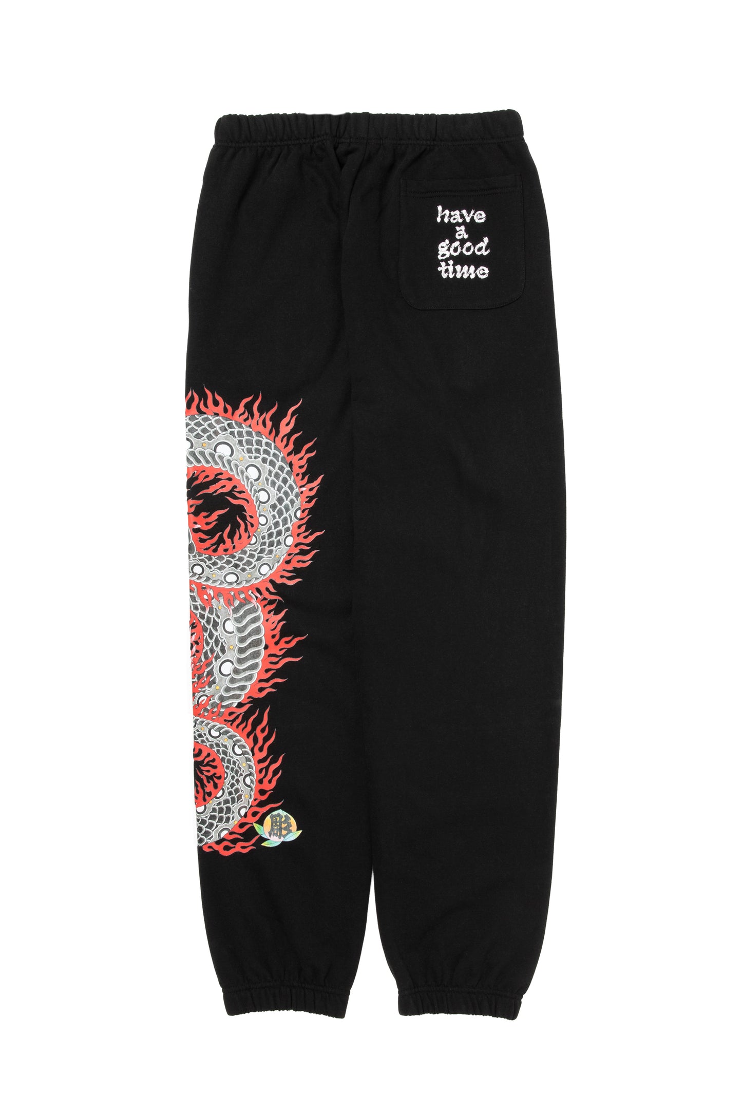 SNAKE SWEATPANTS BLACK