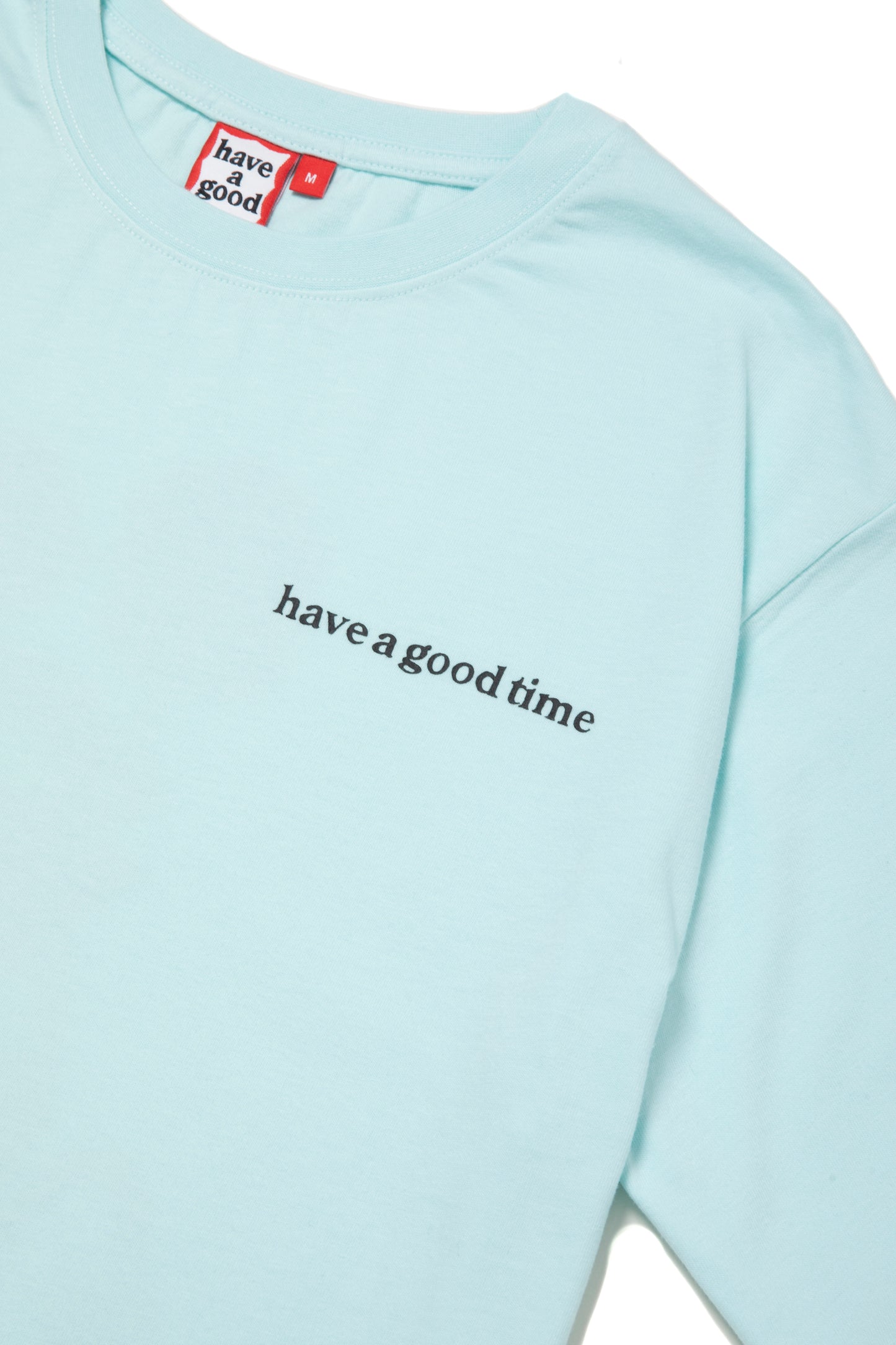 POPPY LOGO S/S TEE WATER BLUE