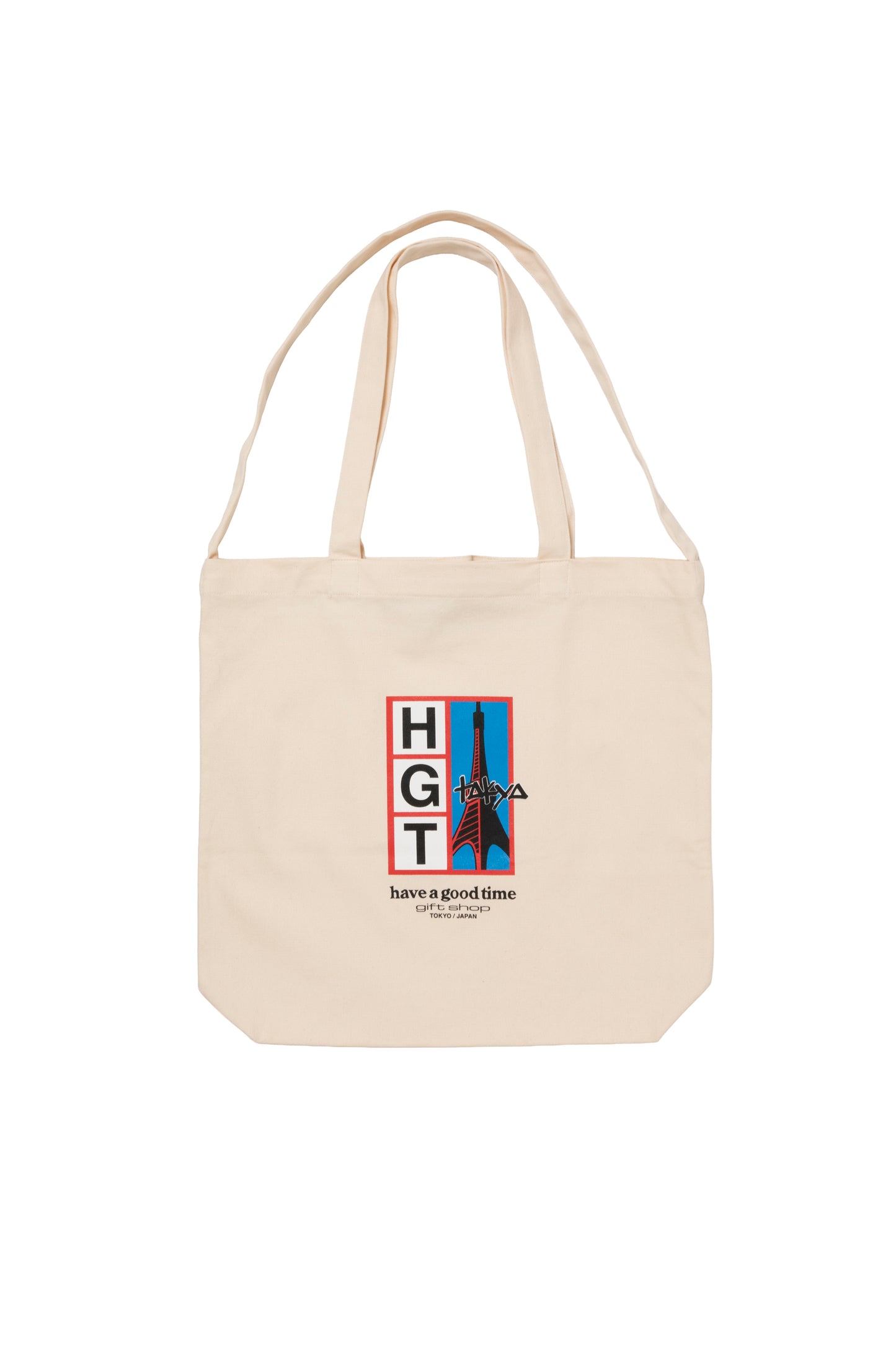 HGT TOWER CANVAS 3WAY TOTE NATURAL