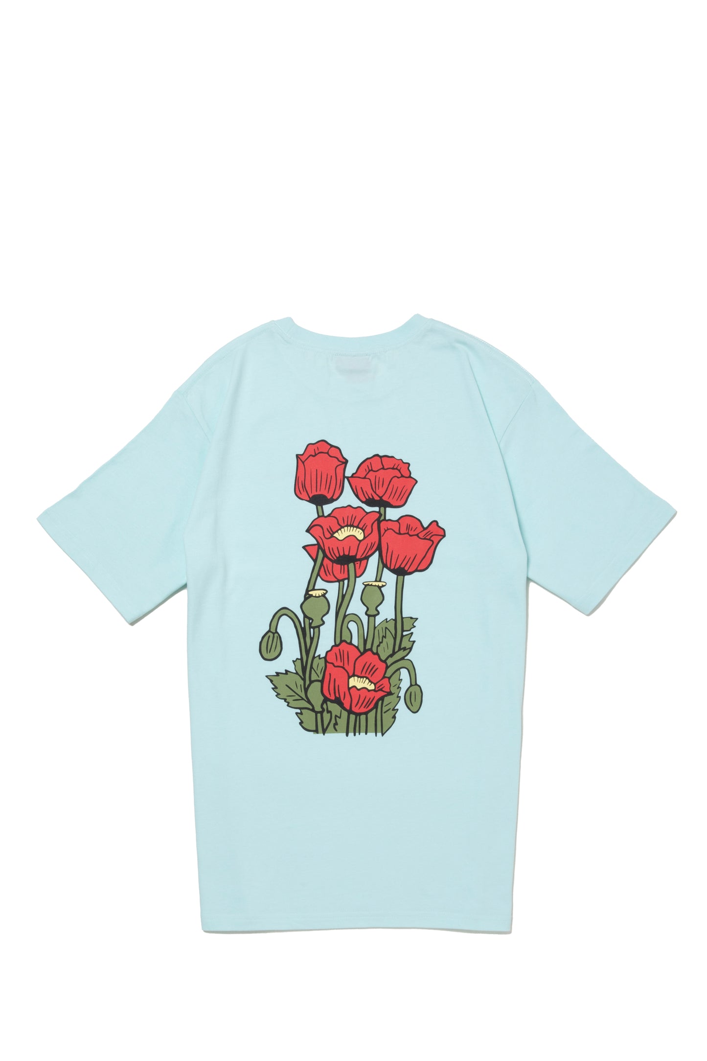 POPPY LOGO S/S TEE WATER BLUE