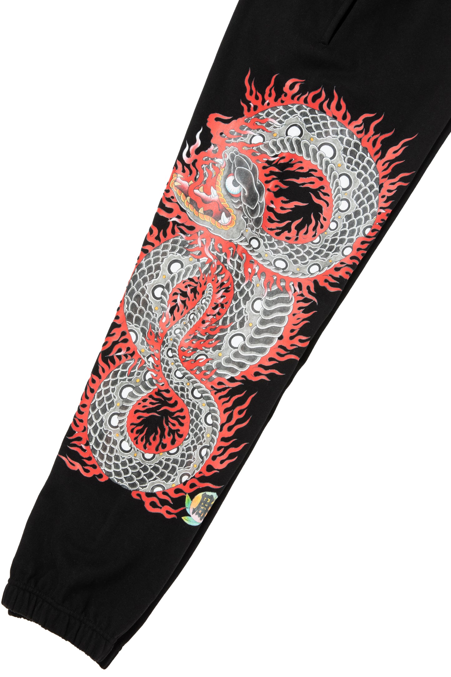SNAKE SWEATPANTS BLACK