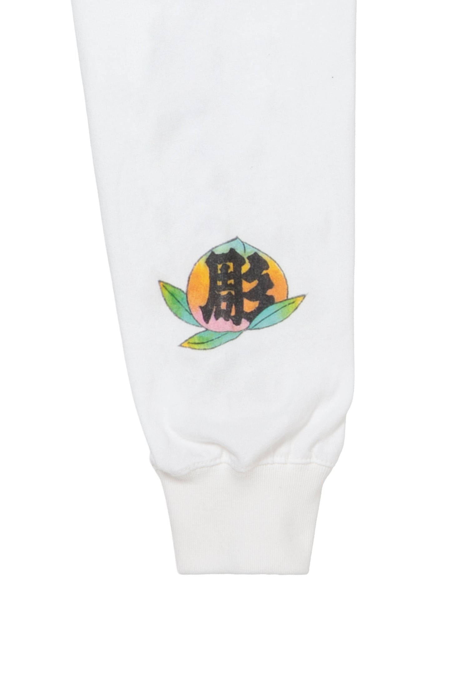 DRAGON CIRCLE L/S TEE WHITE