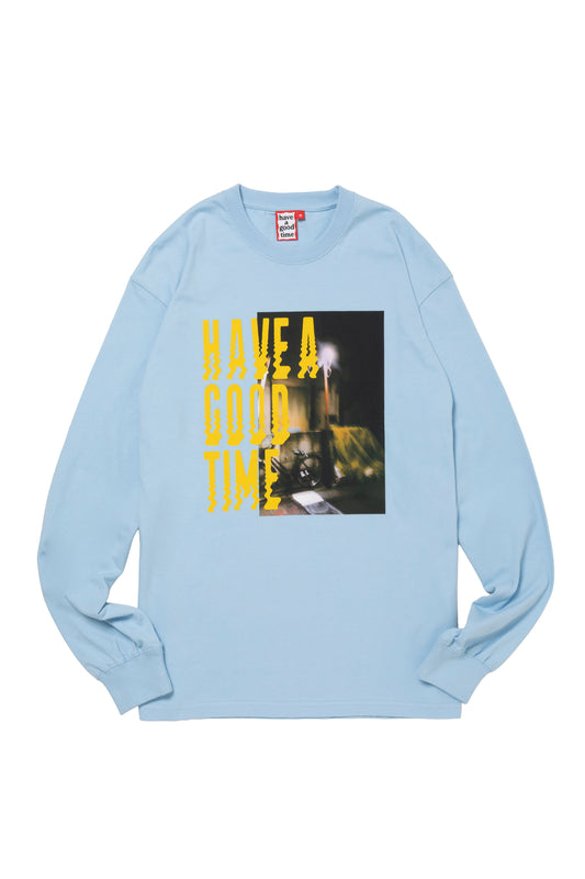 STREET FEELING L/S TEE GREYISH BLUE