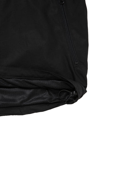 SIDE LOGO SIDE BLANK FRAME ANORAK JACKET BLACK