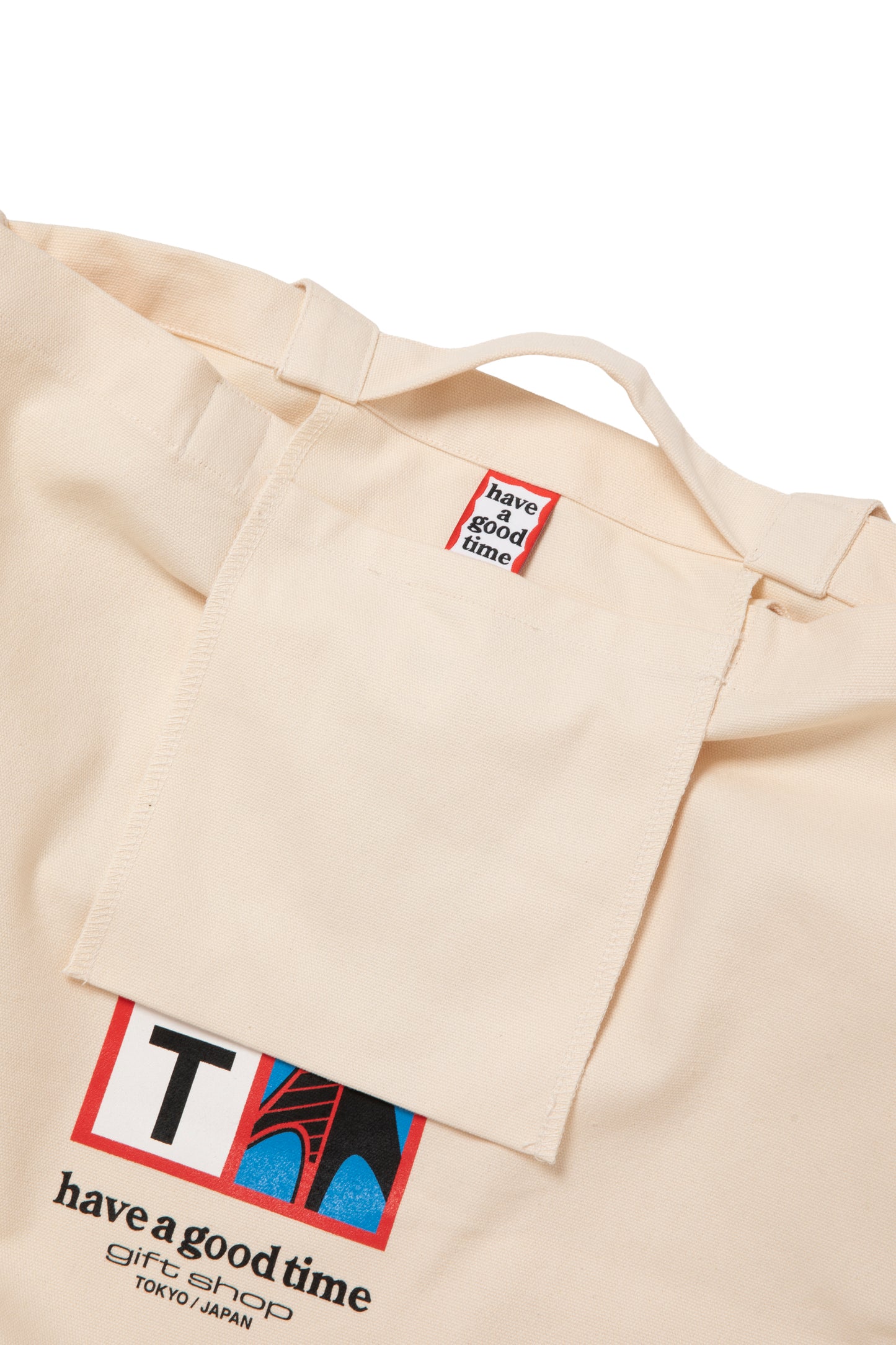 HGT TOWER CANVAS 3WAY TOTE NATURAL