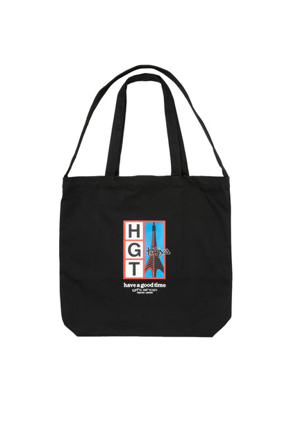 HGT TOWER CANVAS 3WAY TOTE BLACK