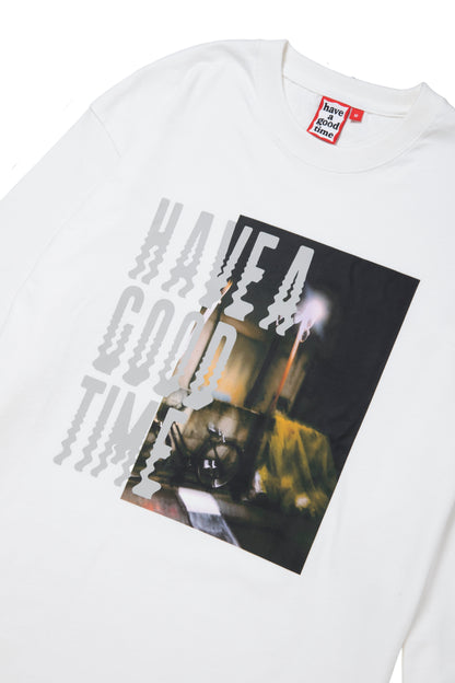 STREET FEELING L/S TEE WHITE