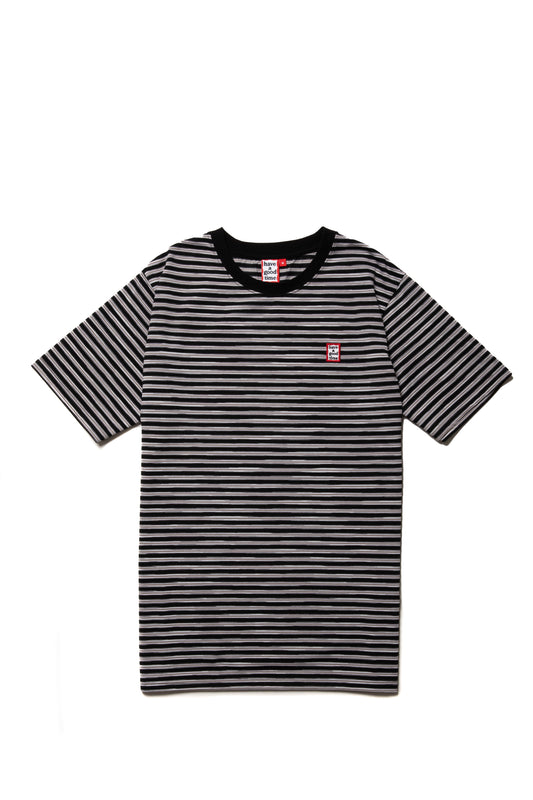 MINI MINI FRAME STRIPE S/S TEE BLACK