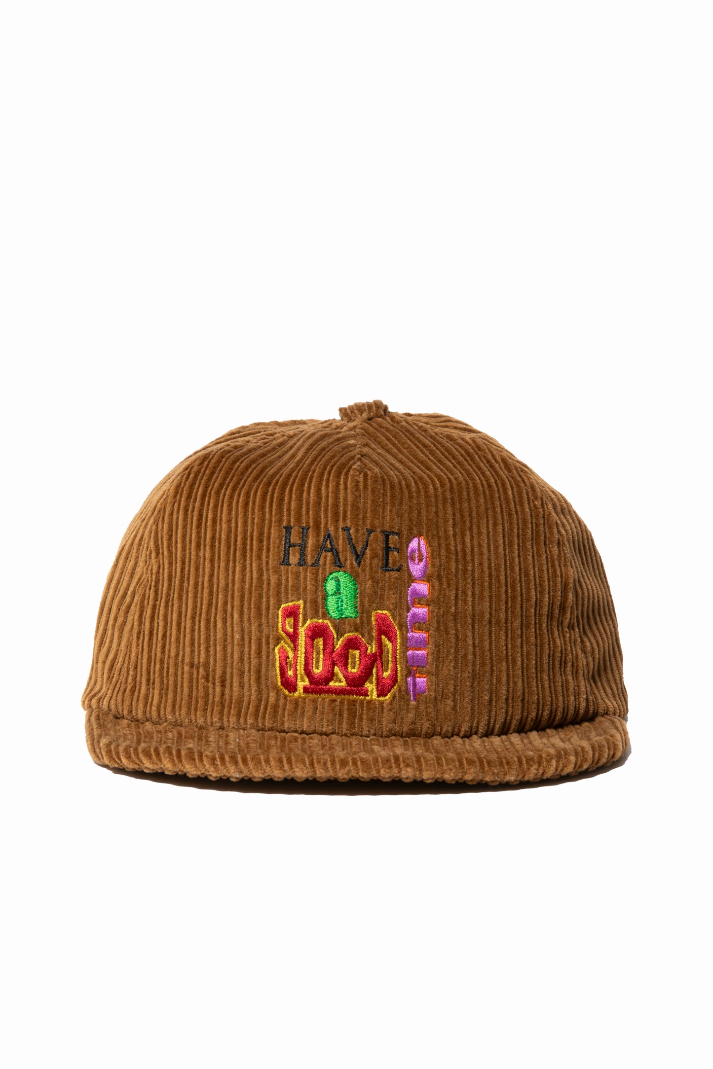 90'S MUST CORDUROY 5 PANEL CAP BROWN