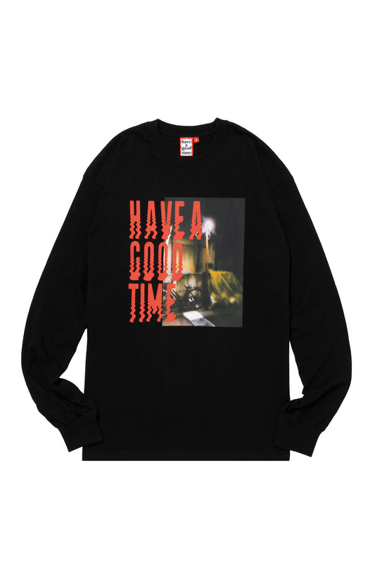 STREET FEELING L/S TEE BLACK