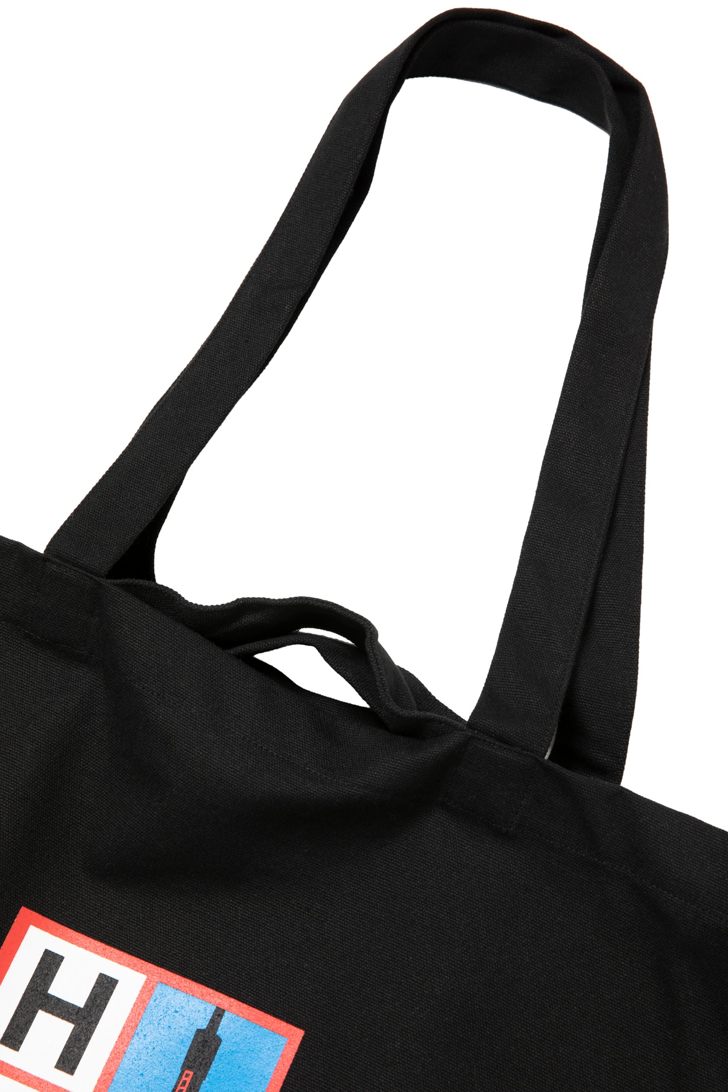 HGT TOWER CANVAS 3WAY TOTE BLACK