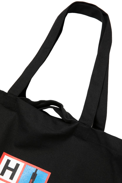 HGT TOWER CANVAS 3WAY TOTE BLACK
