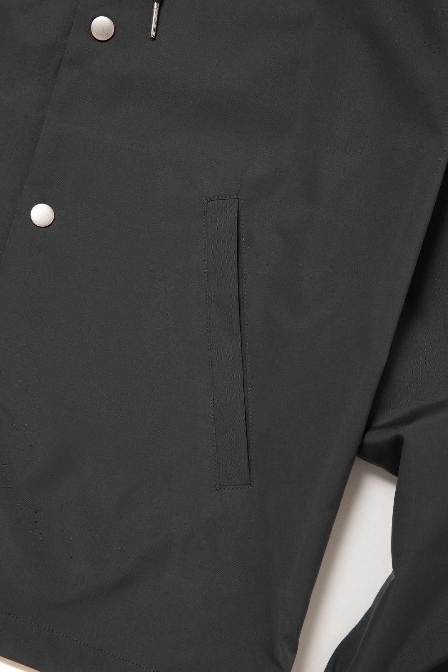 THROW UP MAN HOODED JACKET SMOKY BLACK