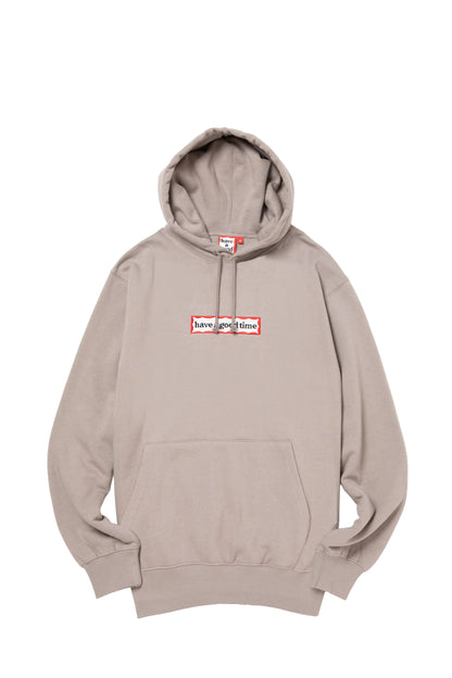 SIDE FRAME PULLOVER HOODIE FL GREIGE