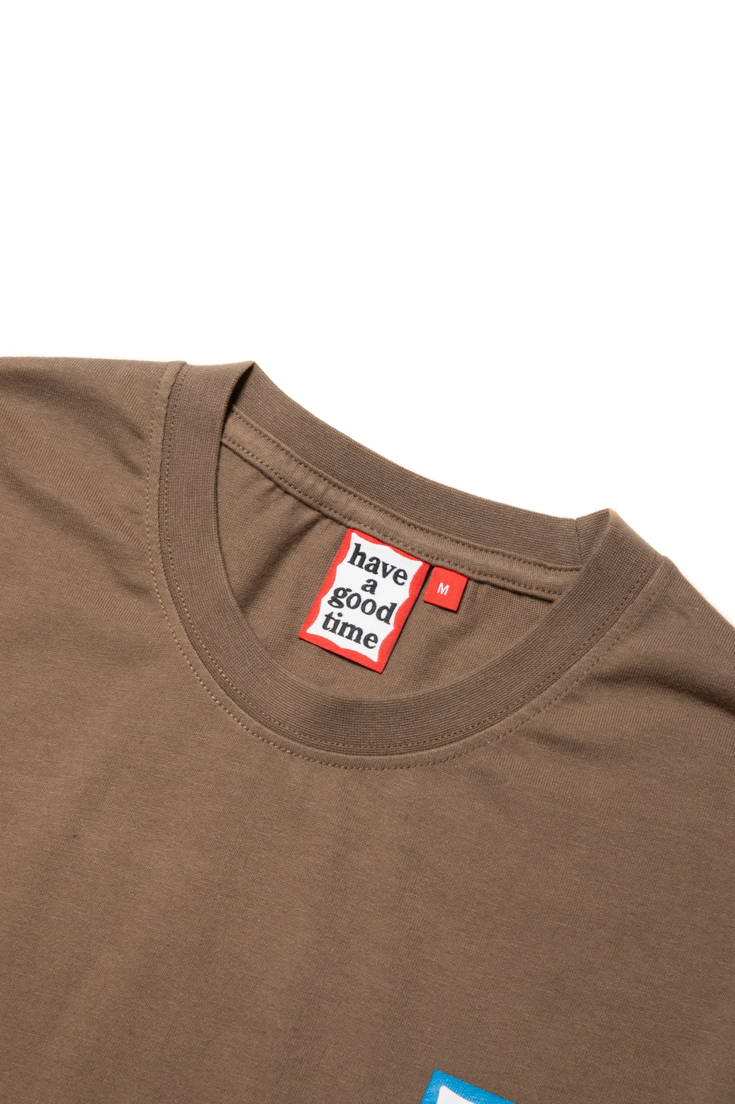 MINI BLUE FRAME L/S TEE HAZEL BROWN