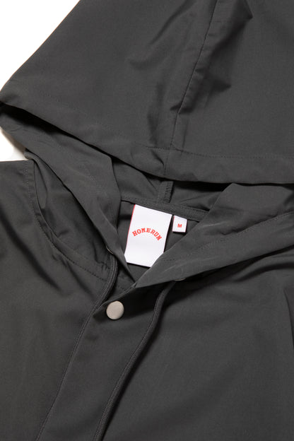 THROW UP MAN HOODED JACKET SMOKY BLACK